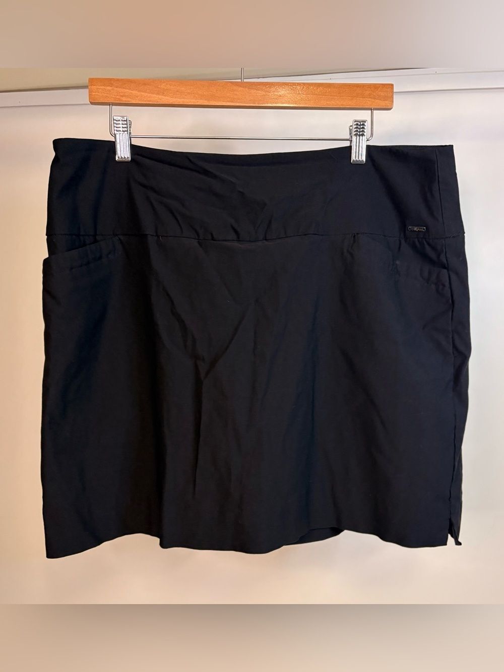 S.C. & Co. Women's 360 Degrees Tummy Control Skirt Black, XXLarge